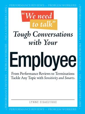 cover image of We Need to Talk--Tough Conversations With Your Employee